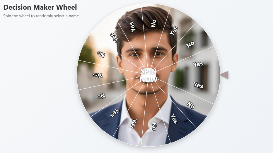 Add image in Decision Maker Wheel